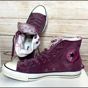 Converse All Star Maroon Tie-Dye High Tops Men’s 8.5 Women’s 10.5